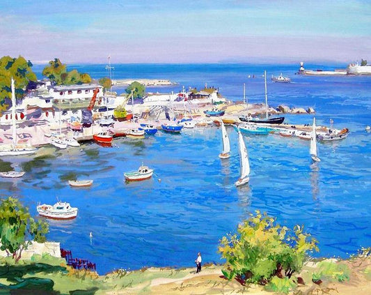 Sea View & Boats Painting Kit