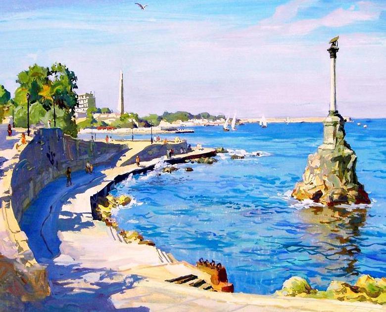 Sea View Painting by Numbers