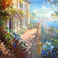  Floral Balcony Paint by Numbers