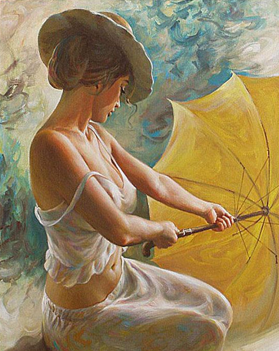Sexy Lady Painting by Numbers