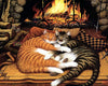 Sleeping Cats Paint by Numbers