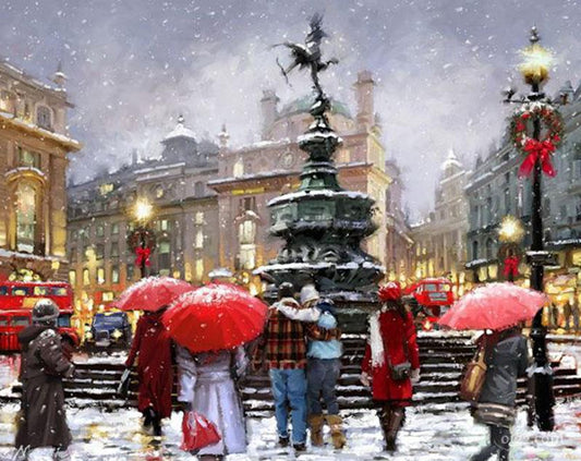 Snowfall Paint by Numbers