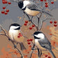 Sparrows on Tree Paint by Numbers