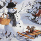 Snowman Paint by Numbers