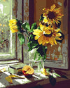 Still Life Sunflowers Paint by Numbers