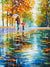 Stroll in Autumn Park Paint by Numbers