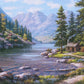 Mountains & Lake Paint by Numbers