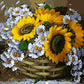 Sunflowers & Daisies Paint by Numbers