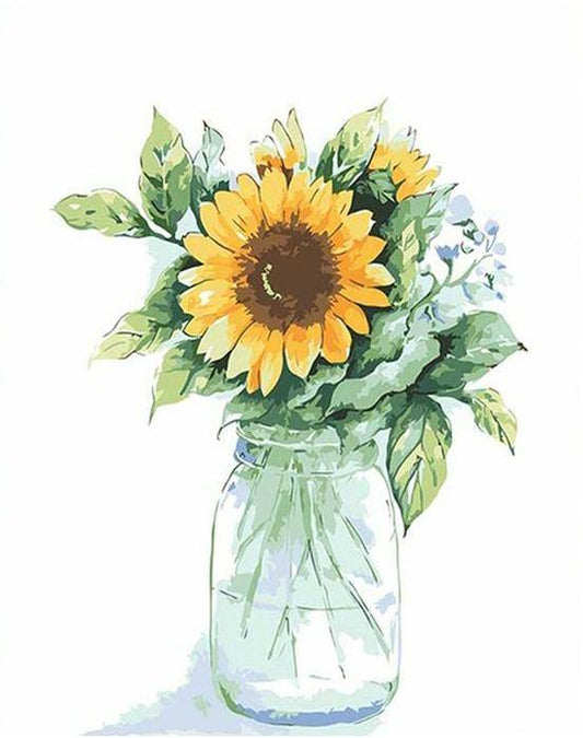 Sunflowers Paint by Numbers