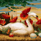 Swan Paint by Numbers