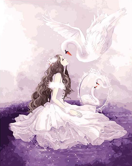swan fantasy art