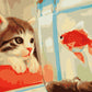 Cat & Goldfish Paint by Numbers