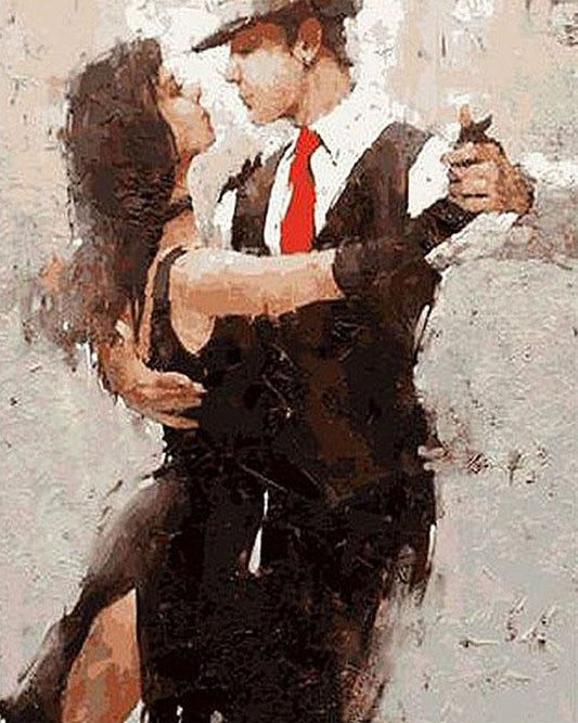 Dancer Couple Paint by Numbers