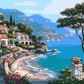 Beach View Paint by Numbers
