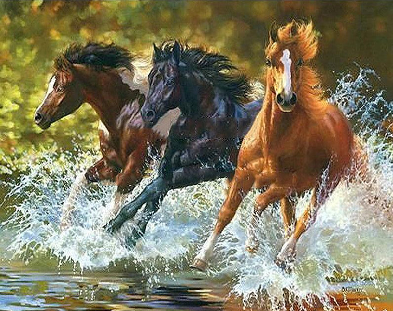 Horses DIY Painting Kit