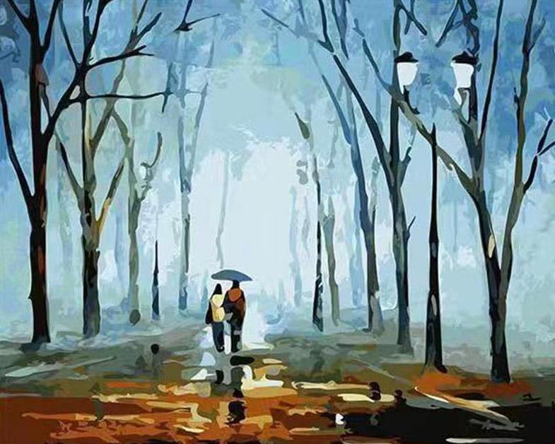 Touching Fog Paint by Numbers