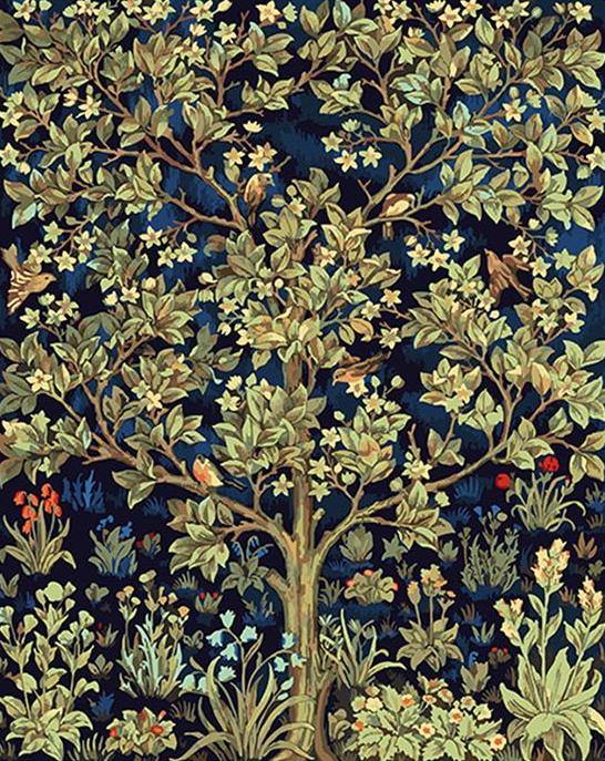 Tree of Life - William Morris - Paint by Numbers Home