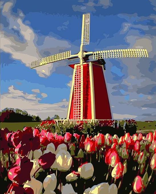 Tulips Paint by Numbers Kit