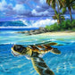 Turtle in the Sea Paint by Numbers