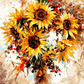 Sunflower Vase Paint by Numbers Kit