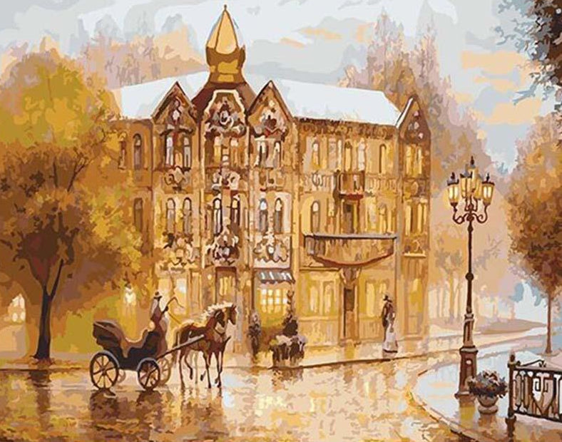 Vintage Europe Paint by Numbers