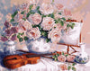 Violin &amp; Roses Paint by Numbers