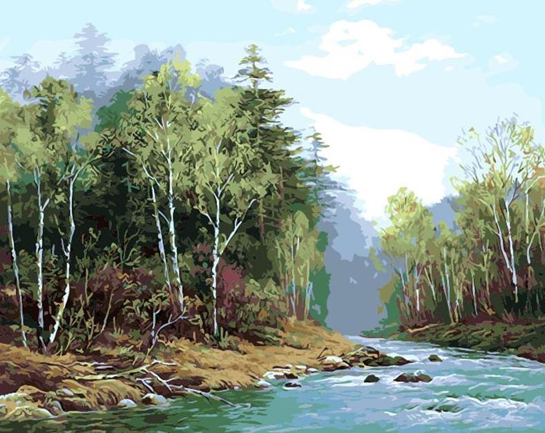 Water Canal Paint by Numbers