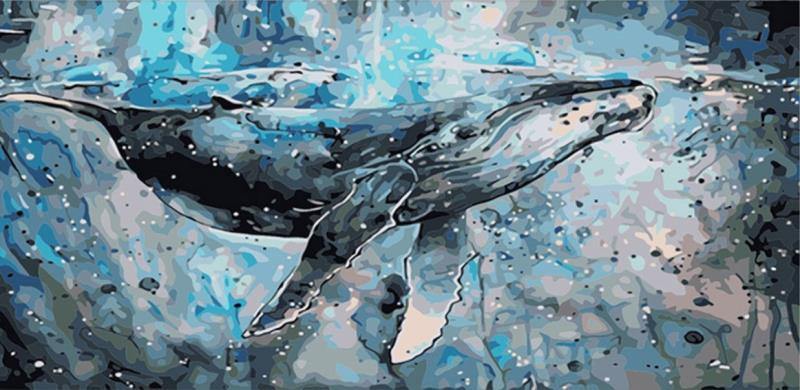 Whale Painting by Numbers 
