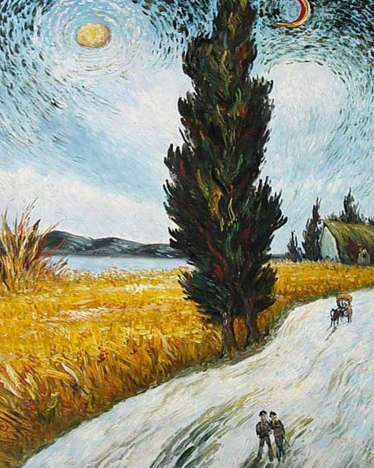 Wheat Field Harvest Paint by Numbers