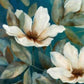White Flowers Painting Kit