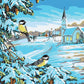 Winter Morning Paint by Numbers