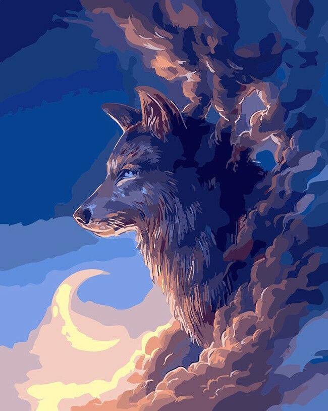 Wolf Fantasy Paint by Numbers