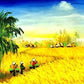Yellow Fields Paint by Numbers