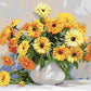 Yellow Flowers Painting by Numbers
