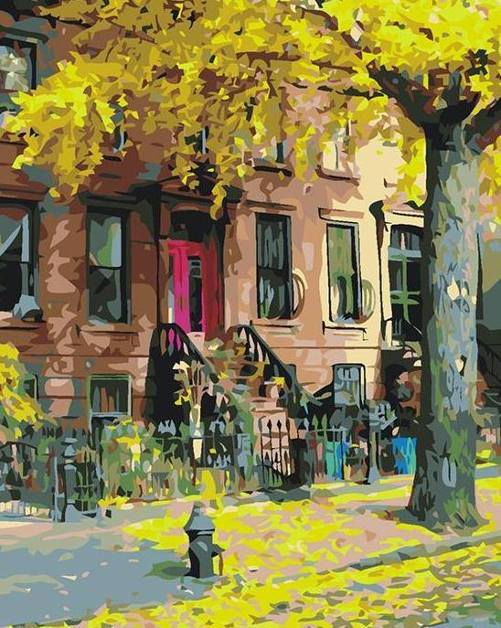 Yellow Tree Paint by Numbers