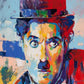 Charlie Chaplin Painting by Numbers
