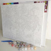 White Daisies Painting Kit [USA SHIPPING] - Paint by Numbers Home