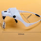 Adjustable 5 Lens Loupe LED Light Headband Magnifier Glass Lamp - Paint by Numbers Home
