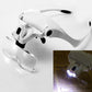 Adjustable 5 Lens Loupe LED Light Headband Magnifier Glass Lamp - Paint by Numbers Home