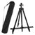 Black Metallic Easel for Paint by Numbers