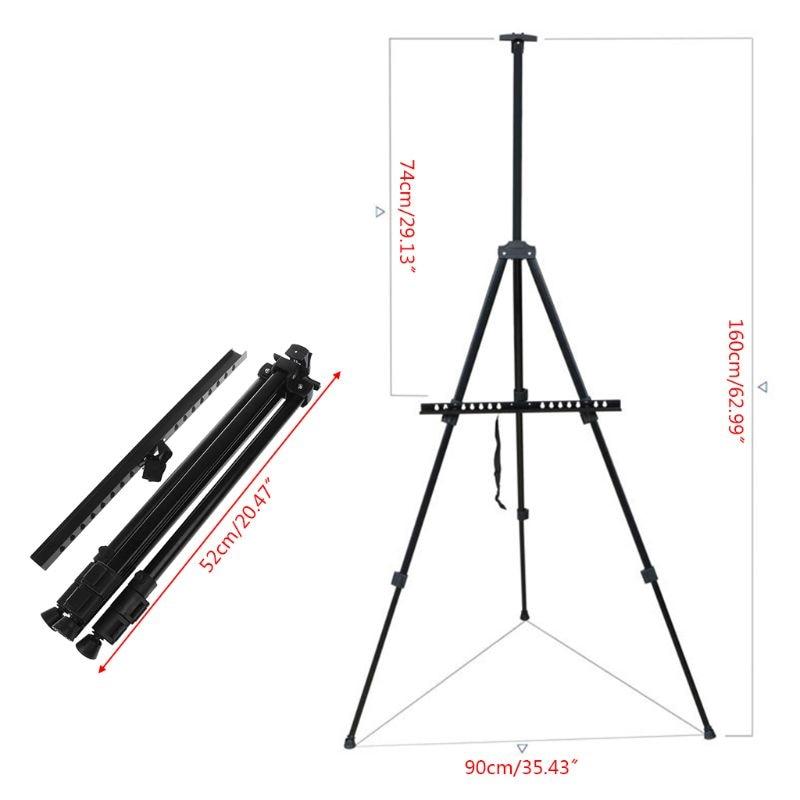 Black Metallic Easel for Paint by Numbers